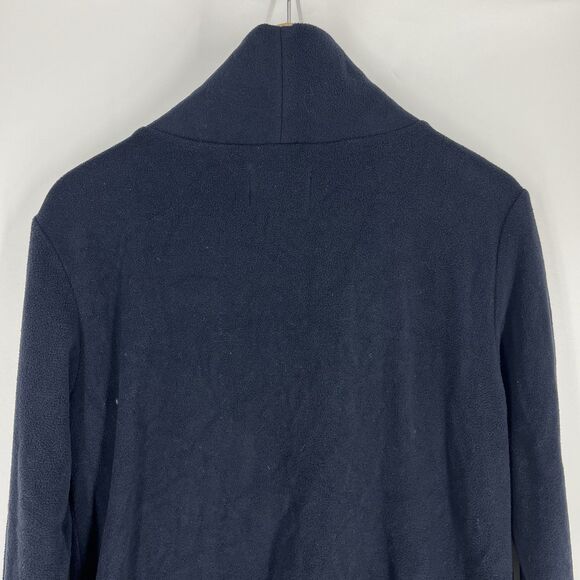 Dudley Stephens Shirt Size Large Navy Cobble Hill Turtleneck Fleece Tunic Top - Picture 6 of 9